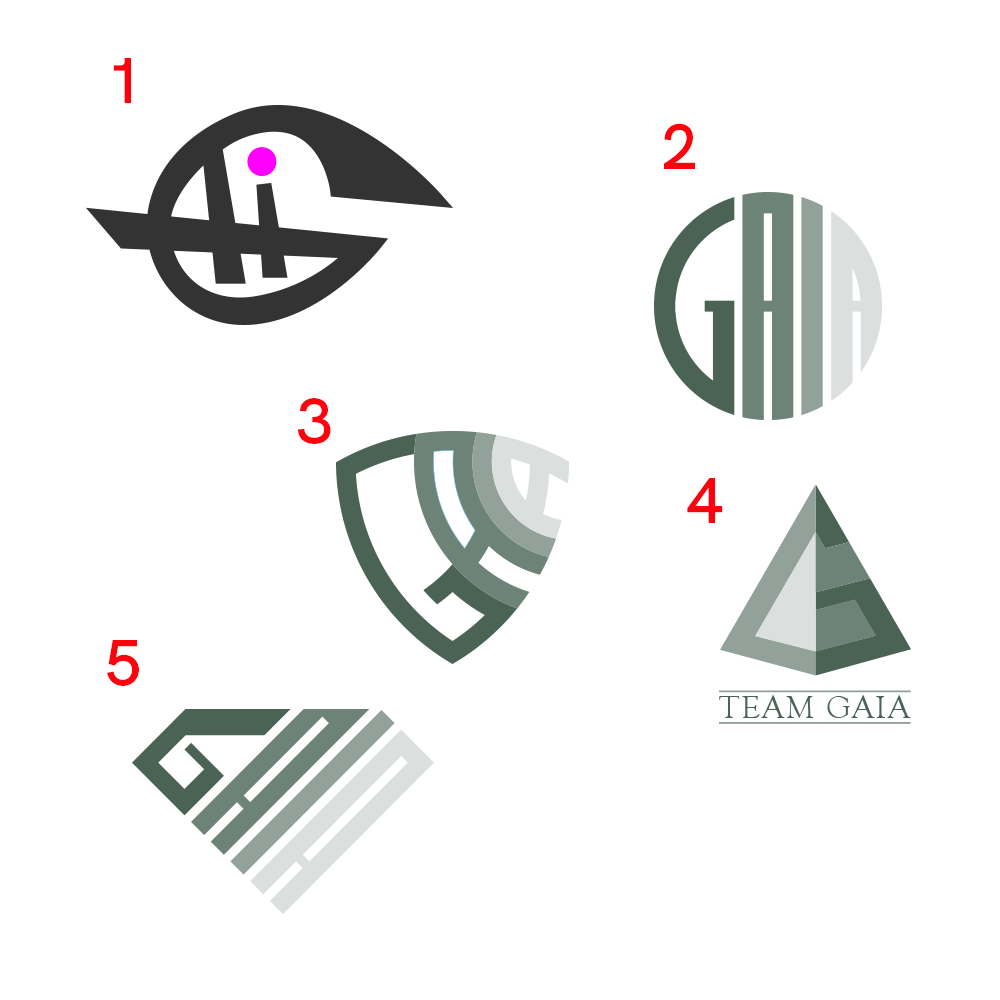 Team logo förslag, första skiss